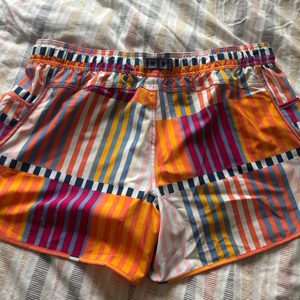 Nani Swimwear Striped Multicolor Women’s Unita Shorts XXL - Picture 3 of 6